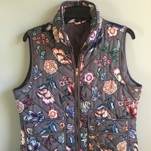 Artisan NY Quilted Floral Vest